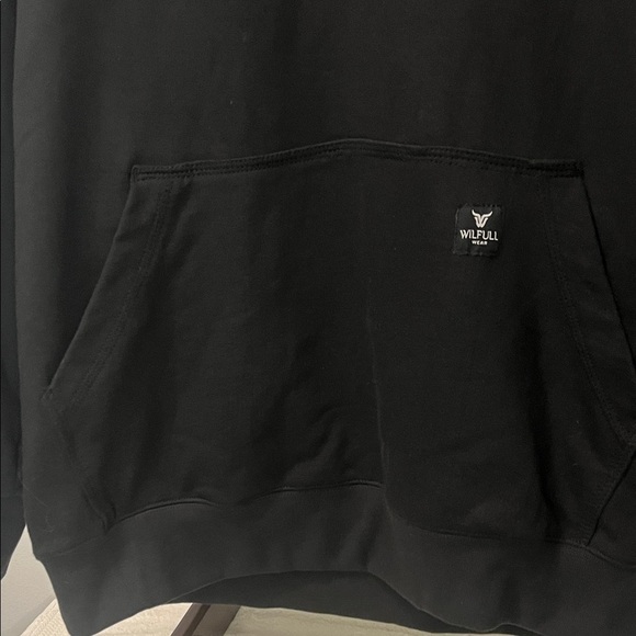 Wilfull Wear Black Men’s 1/4 Zip sweatshirt size XL - Picture 3 of 6